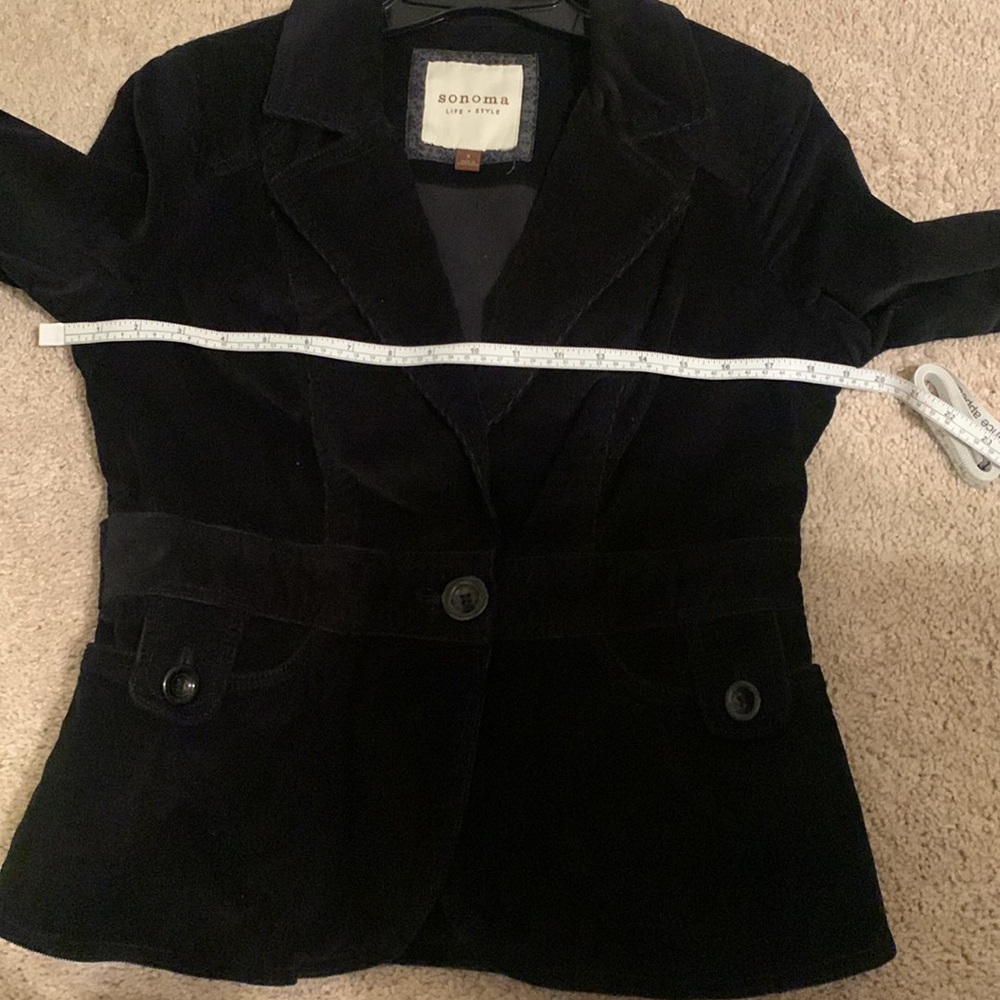 Sonoma lifestyle women’s corduroy blazer. Size small - Picture 7 of 8